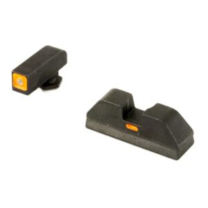Ameriglo Combative Application Pistol Sights For Glocks In 10mm/45acp/357 Sig Orange