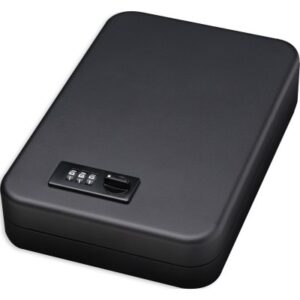 Bulldog Cases Personal Safe with Steel Combination Lock and Security Cable