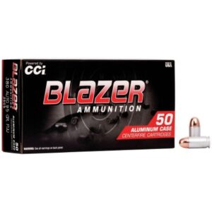 CCI Blazer .380 ACP 95gr TMJ 50-Round Box