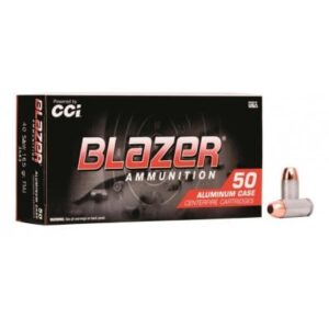 CCI Blazer 40 S&W 165gr TMJ 50-Rounds