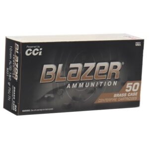 CCI Blazer Brass 10mm Auto 180gr FMJ 50 Rounds