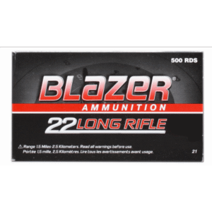 CCI Blazer High Velocity .22 LR 40gr LRN 500 Rounds