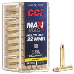 CCI Maxi Mag .22 WMR 40gr JHP 50 Rounds