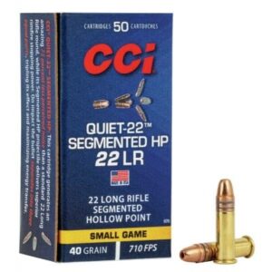 CCI Quiet-22 .22LR 40gr SHP 50-Rounds