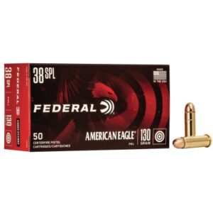 Federal American Eagle .38 Special 130gr FMJ 50 Rounds