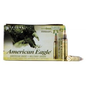 Federal American Eagle 5.56x45mm 62gr FMJBT 20 Rounds