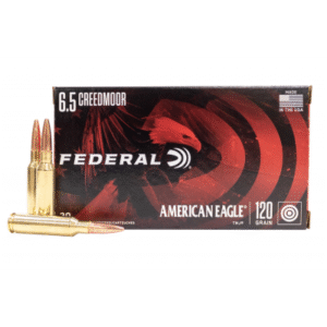Federal American Eagle 6.5 Creedmoor 120gr TMJ 20-Rounds