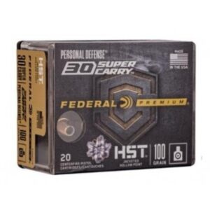 Federal Premium HST 30 Super Carry 100gr JHP 20 Rounds