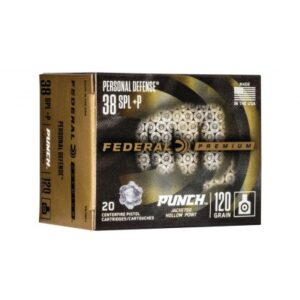 Federal Premium Punch .38 Special +P 120gr JHP 20 Rounds