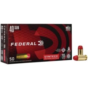 Federal Syntech Action Pistol .40 S&W 205gr TSJ 50 Rounds