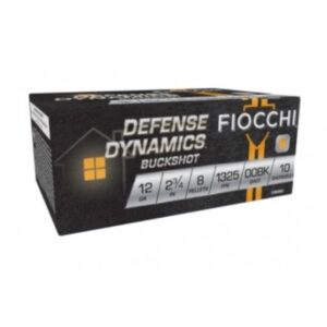 Fiocchi Defense Dynamics 12 Gauge 00 Buck Shot 10 Shells
