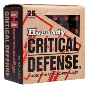Hornady Critical Defense 9MM 115gr Flex Tip eXpanding 25-Rounds