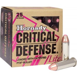 Hornady Critical Defense Lite .38 Special 90gr Flex Tip Expanding 25 Rounds