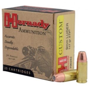 Hornady Custom 9mm 147gr XTP 25-Rounds