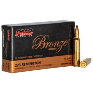 PMC Bronze .223 Remington 55gr PSP 20 Rounds