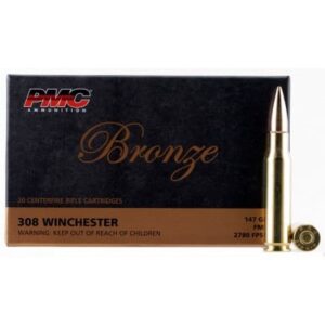 PMC Bronze .308 Winchester 147gr FMJBT 20-Rounds