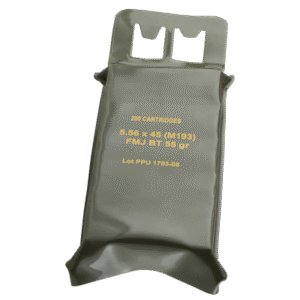 PPU Mil-Spec 5.56x45MM NATO 55gr FMJBT 200 Rounds