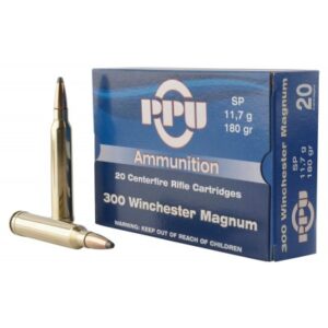 PPU Standard .300 Win Mag 180gr SP 20 Rounds