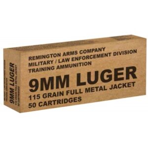 Remington Overrun 9MM 115gr FMJ 50-Rounds