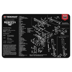TekMat Handgun Cleaning Mat Beretta 92