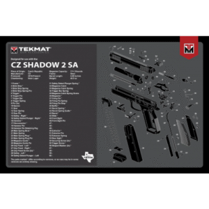 TekMat Handgun Cleaning Mat CZ Shadow 2 SA