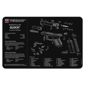 TekMat Handgun Cleaning Mat for Glock 42/43 Pistols