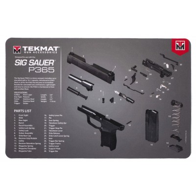 TekMat Handgun Cleaning Mat P365