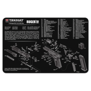 TekMat Handgun Cleaning Mat Ruger SR9 (SR40)