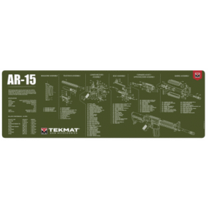 TekMat Long Gun Cleaning Mat AR-15 (ODG)