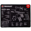 TekMat Ultra Premium Handgun Cleaning Mat for Glock G4 Pistols