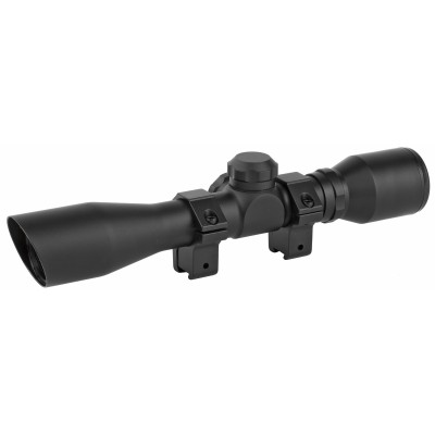 Truglo 4x32mm Compact Rimfire Rifle Scope With Rings