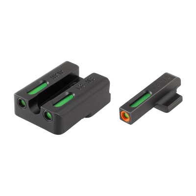 Truglo Brite Site TFX Pro Tritium/Fiber Optic Sights For HK VP9 & 40, P30/P30SK/P30L, 45 Tactical