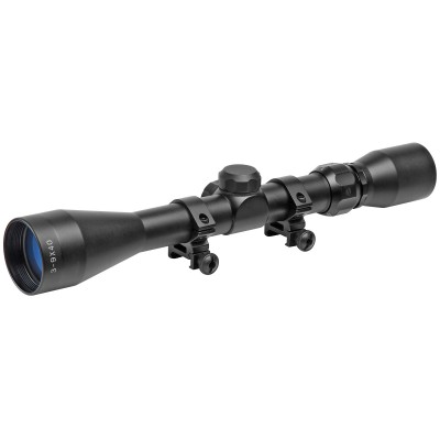 Truglo Trushot 3-9x40mm Rifle Scope With Weaver Rings