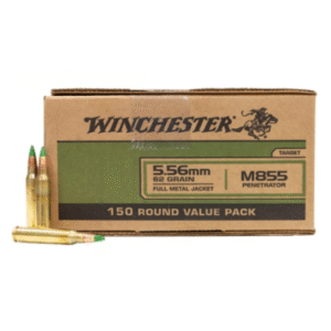 Winchester 5.56x45mm 62gr Green Tip 150-Rounds