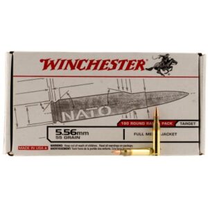 Winchester 5.56x45MM NATO 55gr FMJ 180-Rounds