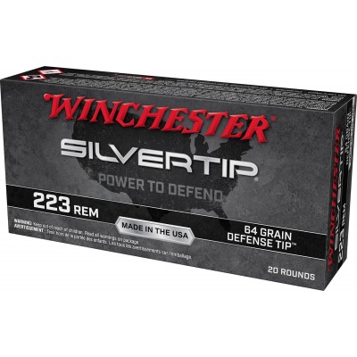 Winchester Silvertip .223 64gr Defense Tip 20-Rounds