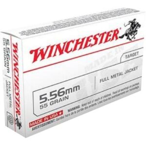 Winchester USA 5.56x45mm NATO 55gr FMJ 20 Rounds