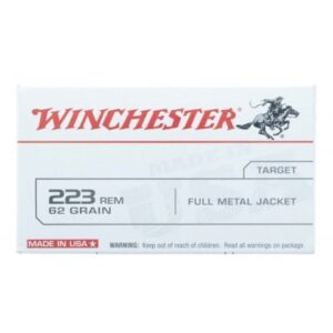 Winchester USA Target .223 62gr FMJ 20-Rounds